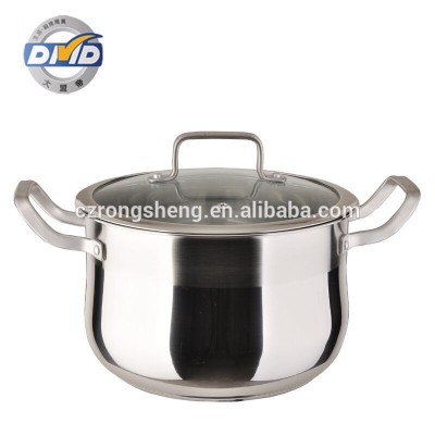 glass lid 22cm Stainless steel sauce pot