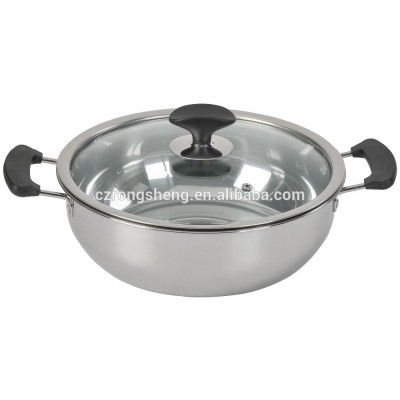 steel manufacturer 430 stainless steel soup pot