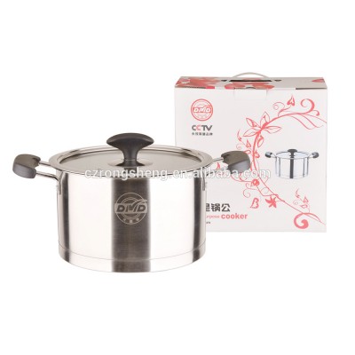 kitchen appliance Stainless steel cooking pot soup pot