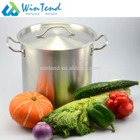 Restaurant stainless steel large hot cooking stock pot for sale