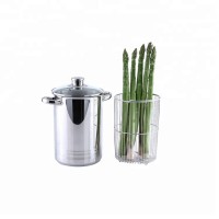 Good Quality Stainless Steel Asparagus Pot With Basket