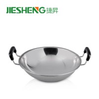 Home and kitchen big fry pan stainless steel wok commercial deep Fryer