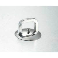 Stainless steel knob for cookware lids