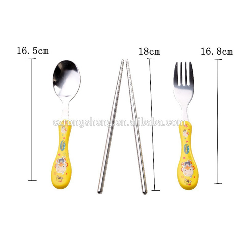 children stainless steel sauce spoon