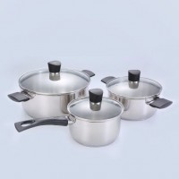 6 piece stainless steel cooker set